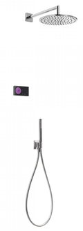 Электронный душевой комплект скрытого монтажа Tres SHOWER TECHNOLOGY (09288558) Душевые комплекты (системы) Хром