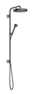 Душевая стойка Axor One 280 мм 1jet, Polished Black Chrome (48790330) Душевые стойки Хром-черный