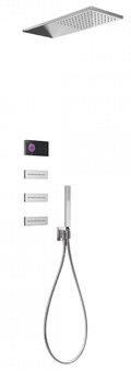 Электронный душевой комплект скрытого монтажа Tres SHOWER TECHNOLOGY (09288314) Душевые комплекты (системы) Хром