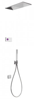 Электронный душевой комплект скрытого монтажа Tres SHOWER TECHNOLOGY (09286318) Душевые комплекты (системы) Хром