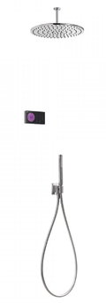 Электронный душевой комплект скрытого монтажа Tres SHOWER TECHNOLOGY (09288567) Душевые комплекты (системы) Хром