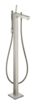 Підлоговий змішувач для ванни Axor Citterio, Stainless Steel Optic (39451800) Для ванни Нерж. сталь