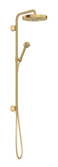Душевая стойка Axor One 280 мм 1jet, Brushed Gold Optic (48790250) Душевые стойки Золото