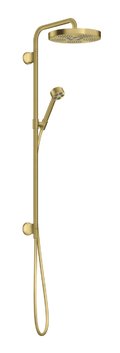 Душова стійка Axor One 280 мм 1jet, Brushed Brass (48790950) Душові стійки Латунь