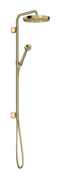 Душевая стойка Axor One 280 мм 1jet, Polished Brass (48790930) Душевые стойки Латунь