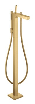 Підлоговий змішувач для ванни Axor Citterio, Brushed Gold Optic (39451250) Для ванни Золото