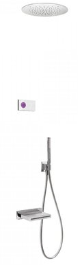 Электронный душевой комплект скрытого монтажа Tres SHOWER TECHNOLOGY (09286320) Душевые комплекты (системы) Хром