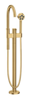 Напольный смеситель для ванны Axor One, Brushed Gold Optic (48440250) Для ванны Золото