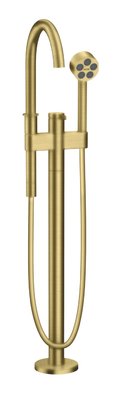 Напольный смеситель для ванны Axor One, Brushed Brass (48440950) Для ванны Латунь