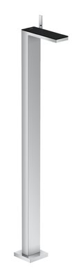 Напольный смеситель для раковины Axor MyEdition, Chrome/Black Glass (47040600) Для раковины Хром
