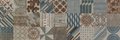 Плитка Mutina Azulej Combination Grigio 20x20 (PUACM02) Для кухні, Для громадських приміщень, Для житлових приміщень, Для ванної