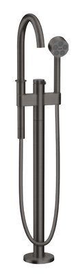 Підлоговий змішувач для ванни Axor One, Brushed Black Chrome (48440340) Для ванни Хром-чорний
