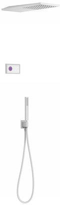 Електронний душовий комплект прихованого монтажу Tres Slim Exclusive SHOWER TECHNOLOGY, білий матовий (09286551BM) Душові комплекти (системи) Білий матовий