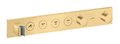 Термостатичний змішувач для душу на 4 споживача Axor MyEdition, Brushed Gold Optic (18357250) Для душа Золото