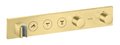 Термостатический смеситель для душа на 3 потребителя Axor MyEdition, Brushed Brass (18356950) Для душа Латунь