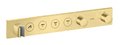 Термостатический смеситель для душа на 4 потребителя Axor MyEdition, Brushed Brass (18357950) Для душа Латунь
