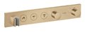 Термостатичний змішувач для душу на 3 споживача Axor MyEdition, Brushed Bronze (18356140) Для душа Бронза