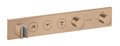 Термостатический смеситель для душа на 3 потребителя Axor MyEdition, Brushed Red Gold (18356310) Для душа Красное золото