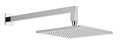 Верхний душ GRB Showerheads SQUARE INOX (05027013) Верхние души Хром