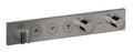 Термостатический смеситель для душа на 3 потребителя Axor MyEdition, Polished Black Chrome (18356330) Для душа Черный глянцевый 