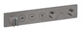 Термостатический смеситель для душа на 3 потребителя Axor MyEdition, Brushed Black Chrome (18356340) Для душа Черный