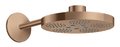 Верхній душ Axor One 280 мм 2jet, Brushed Red Gold (48492310) Верхні душі Червоне золото