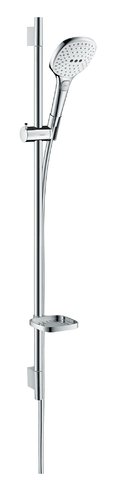 Душовий набір Hansgrohe Raindance Select E 120 EcoSmart / Unica's Puro 0.9 (26623400) Душові набори Хром-білий