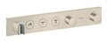 Термостатичний змішувач для душу на 3 споживача Axor MyEdition, Brushed Nickel (18356820) Для душа Нікель
