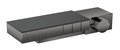 Термостатический смеситель на 3 потребителя Axor Edge diamond cut, Polished Black Chrome (46141330) Для ванны, Для душа Черный глянцевый 
