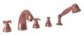 Змішувач для ванни Bugnatese Lady, мідь (980-RA) Для ванни Мідь