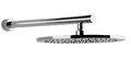 Верхний душ Gessi Ovale (23155-031) Верхние души Хром