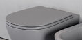 Крышка для унитаза Flaminia IO 2.0 soft close, lava grey (IOCW07) 