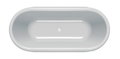 Ванна зі штучного каменю Kolpa San Lolly-FS 180x80 White (relief) (3838987 593683) Kolpa San Прямокутні