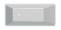 Ванна из искусственного камня Kolpa San Ramona-FS 180x80 Snow White (3838987 561255) Kolpa San Прямоугольные
