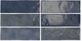Плитка Equipe Ceramicas Artisan Colonial Blue 6, 5x20 (24470) Для кухні, Для ванни, Для громадських приміщень, Для житлових приміщень
