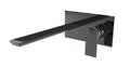 Смеситель для раковины, с донным клапаном Bugnatese Atelier 210 мм, PVD черный (9447SC-PT) Для раковины Черный