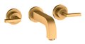 Смеситель для раковины Axor Citterio, Brushed Gold Optic (39315250) Для раковины Золото