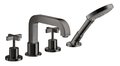 Змішувач для ванни Axor Citterio, Polished Black Chrome (39445330) Для ванни Чорний