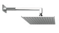 Верхній душ GRB Showerheads SQUARE ABS (05045003) Верхні душі Хром