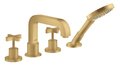 Смеситель для ванны Axor Citterio, Brushed Gold Optic (39445250) Для ванны Золото