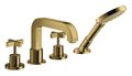 Смеситель для ванны Axor Citterio, Polished Gold Optic (39445990) Для ванны Золото