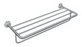 Поличка для рушників Axor Universal Circular, Brushed Chrome (42843260) Полички Axor