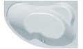 Ванна акрилова Kolpa San Lulu-L 170x110 White (3838987 741428) Kolpa San Кутові асиметричні