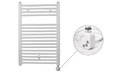  Электрический полотенцесушитель Zehnder Virando 500х786 мм белый (AB-080-050-9016-HEC-SC) ZehnderVirando 