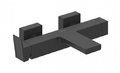 Смеситель для ванны Kludi Decus, черный матовый (546913975) Для ванны Черный, Черный матовый