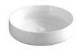 Керамическая раковина 48 см Artceram Cognac, white glossy (COL002 01; 00) На столешницу, На тумбу Круглые