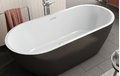 Ванна акрилова Kolpa San Dalia-FS 170x80 White-Black (3838987 561767) Kolpa San Овальні