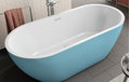 Ванна акриловая Kolpa San Dalia-FS 170x80 White-Blue (3838987 561781) Kolpa San Овальные