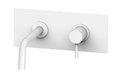Смеситель для раковины Paffoni Light, 175 мм (LIG101BO/M) Для раковины Белый, Белый матовый