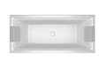 Ванна акриловая Riho Still Square LED 180x80 R/L (B099005005) Riho Прямоугольные